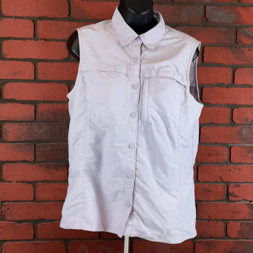 LL Bean Tank Top Womans Medium Light Purple‎
